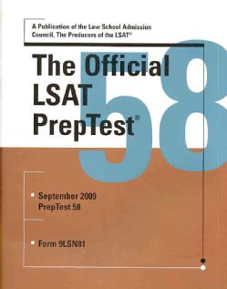 Official Lsat Preptest 58 (Paperback)