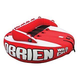  Obrien Wild Cat Tow Tube (Red/White, 110 Inch )