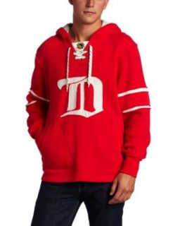 NHL Mens Detroit Red Wings Classics Pullover Hood (Red
