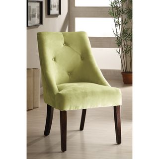 Apple Green Aura Leisure Microfiber Dining Chair