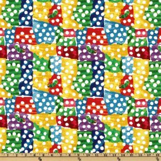 44 Wide The Very Hungry Caterpillar Dots Mutli Fabric By