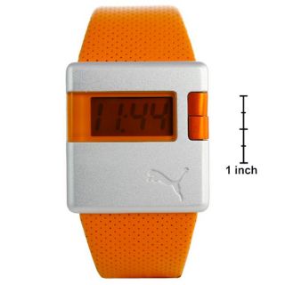 Puma Mens Digital Orange Watch