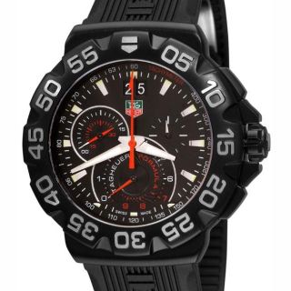 Tag Heuer Mens Formula 1 Grande Date Black PVD Chronograph Watch
