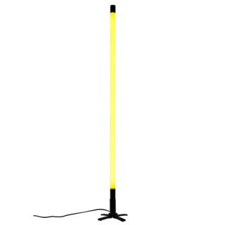 Tube néon sur socle jaune   Achat / Vente LAMPE A POSER Tube néon