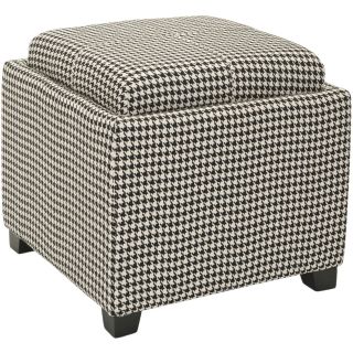 hounds tooth storage ottoman today $ 129 99 sale $ 116 99 save 10 %