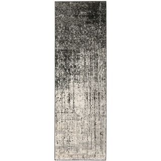 Deco Inspired Black/ Grey Rug (23 x 7)