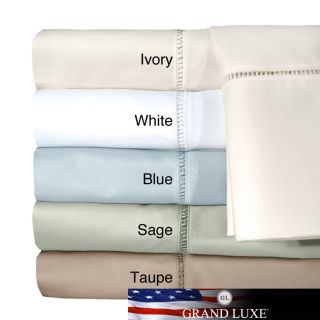 Grand Luxe Egyptian Cotton Linford 300 tc Deep Pocket Sheet and