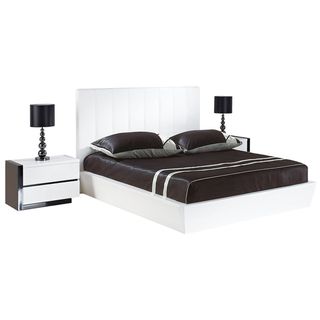 Trinity White Finish Queen size Bed