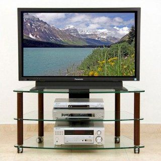 TransDeco TD117W 42.625in. Cart TV Stand Furniture