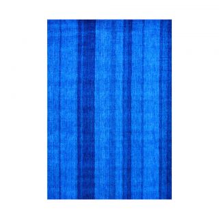Indo Hand knotted Tibetan Blue Wool Rug (4 x 6) Was $149.99 Today