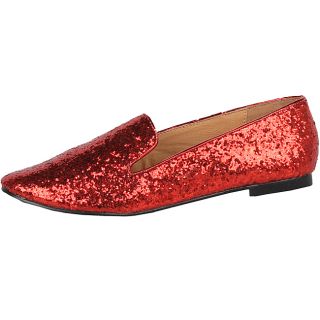 Modesta by Beston Womens Mika 02 Red Glitter Flats Today: $32.19