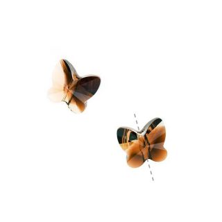 Austrian crystal Butterfly Bead with Topaz Blend (10mm) Today $1.55 4