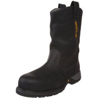 Caterpillar Mens Revolver Pull On Steel Toe Boot Shoes