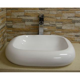 Vitreous China White Vessel Sink Today $139.99