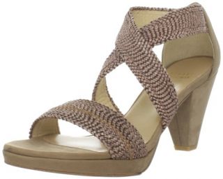 Weitzman Womens Rafover Sandal,Shade Crinkle Raffia,7 M US Shoes