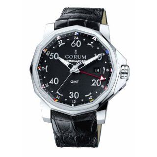 Corum Mens 38333020/0F81AN Admirals Cup GMT 44 Black Dial Watch
