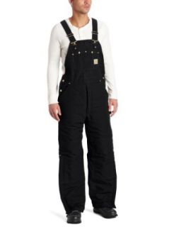 Carhartt Mens Quilt Lined Duck Bib Overall Clothing