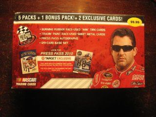  2010 NASCAR Press Pass Blaster Box . . . 6 Packs Per Box . . . 129