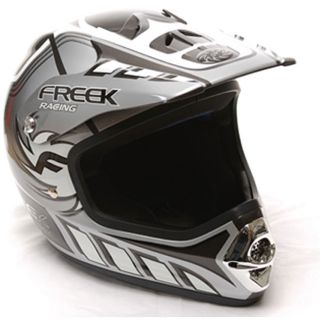 Freek Motorcross Circuit Racer Grey Helmet