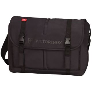 Victorinox Swiss Army Seefeld Black Weekender Travel Messenger Bag