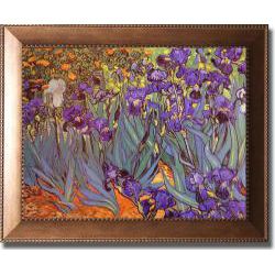 Vincent Van Gogh Iris Garden Framed Canvas Art