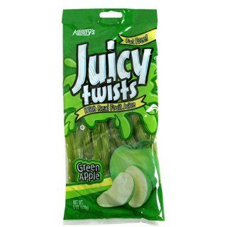 Kennys Green Apple Juicy Twists, 6 Ounce Packages (Pack of 12
