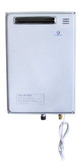 Gas Tankless Water Heater, 135, 000 British Thermal Unit  