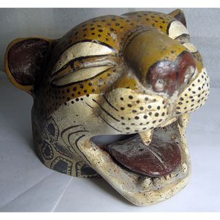 Aztec Ceramic Jaguar Head (Mexico)
