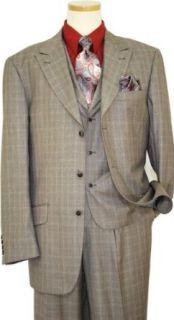 Windowpanes Super 140s Wool Vested Suit F1901/8 S3676 3 Clothing