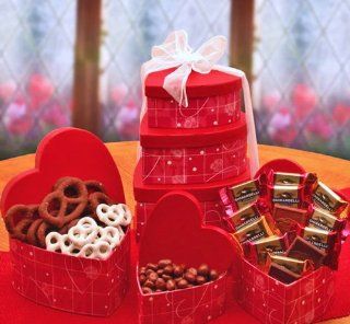 Love Affair with Chocolate Valentines Day Gourmet Candy Gift Tower