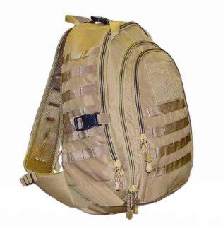 Outdoor Ambidextrous Sling Bag Backpack #140 (Tan)