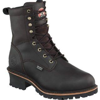 Steel Toe Logger by Red Wing Dark Brown Pueblo Size 8 D Shoes