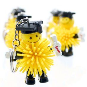 Smile Face Graduation Keychains Toys & Games