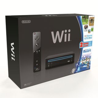 Wii   Black Console with Wii Sports & Wii Sports Resort