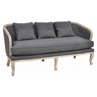 Marie Curved Grey Settee