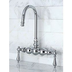 Wall mount Chrome Clawfoot Tub Faucet