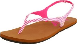  Reef Womens Reef Ronday vu Sandal,White/Pink/Stripes,5 M US Shoes