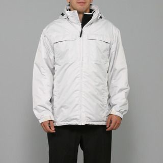 Zonal Mens White Snowboard Jacket