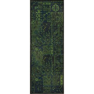 Heriz Patchwork Green Wool Rug Today $53.99 Sale $48.59   $1,133.99