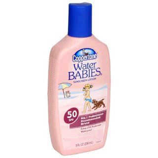 Coppertone Water Babies Sunscreen Lotion, SPF 50, 8 Ounce