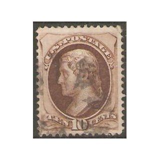 Collectible Postage Stamps 1873 Issue. SC 161 10c. Jefferson. Used