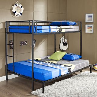 Twin/ Double Black Bunk Bed