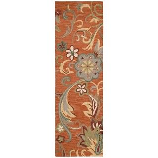 Nourison Rust Marbella Hand Tufted Rug (23 x 76)