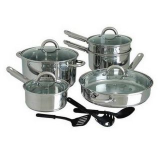 Cuisine Select Abruzzo 12 piece Stainless Steel Cookware Set Today $