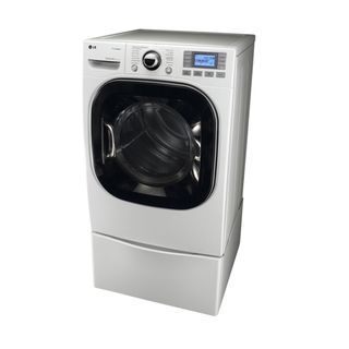 LG 7.4 cubic foot White Front Panel Electric Dryer