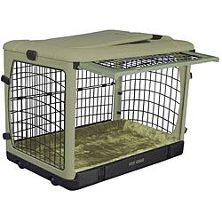 PetGear Colored Steel Crate with Bolster Pad