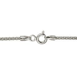 Mondevio Sterling Silver 18 inch Italian Popcorn Chain Necklace