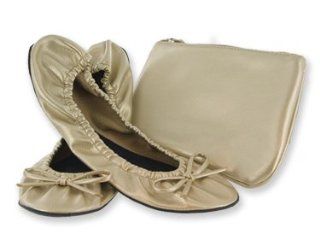Portable Travel Ballet Flat Shoes w/ Matching Carrying Case Shoes