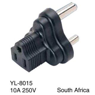 SF Cable, 3 Prong Plug Adapter, South Africa/India to NEMA
