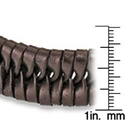 Brown Woven Braided Strap Bracelet